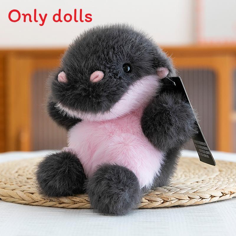 Plush Animal Stress Toy With Pp Cotton Filling For Office Desk Decor And Relaxation