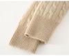 Elegant Twisted Cashmere Round Neck Sweater for Women - Autumn/Winter 2026: Slimming, Loose, and Warm Base Layer