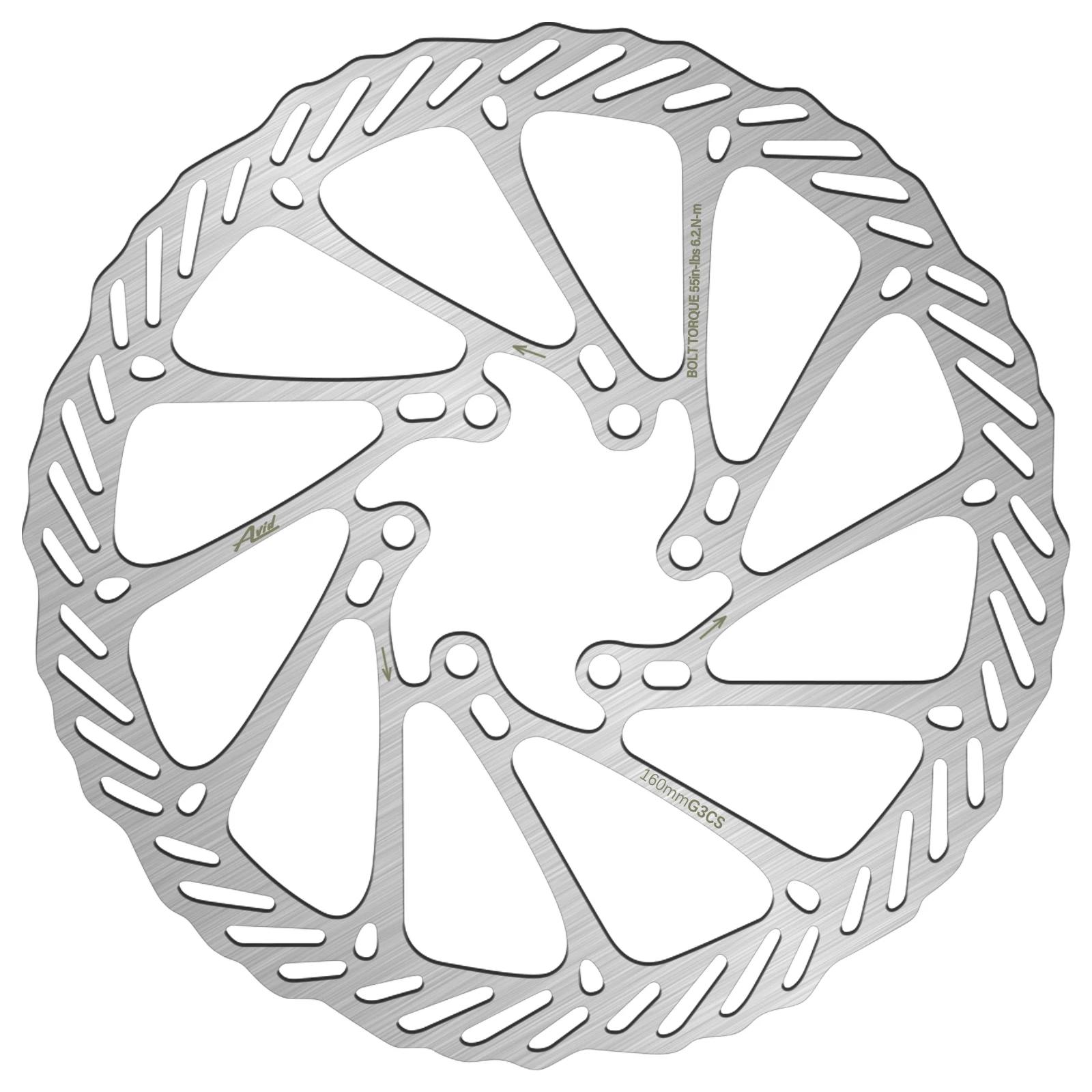 BUCKLOS Bicycle Brake Disc 160MM 180MM 203MM G3CS Bike Disc Brake Rotor Stainless Steel Road Mountain Bike Rotor MTB Rotor