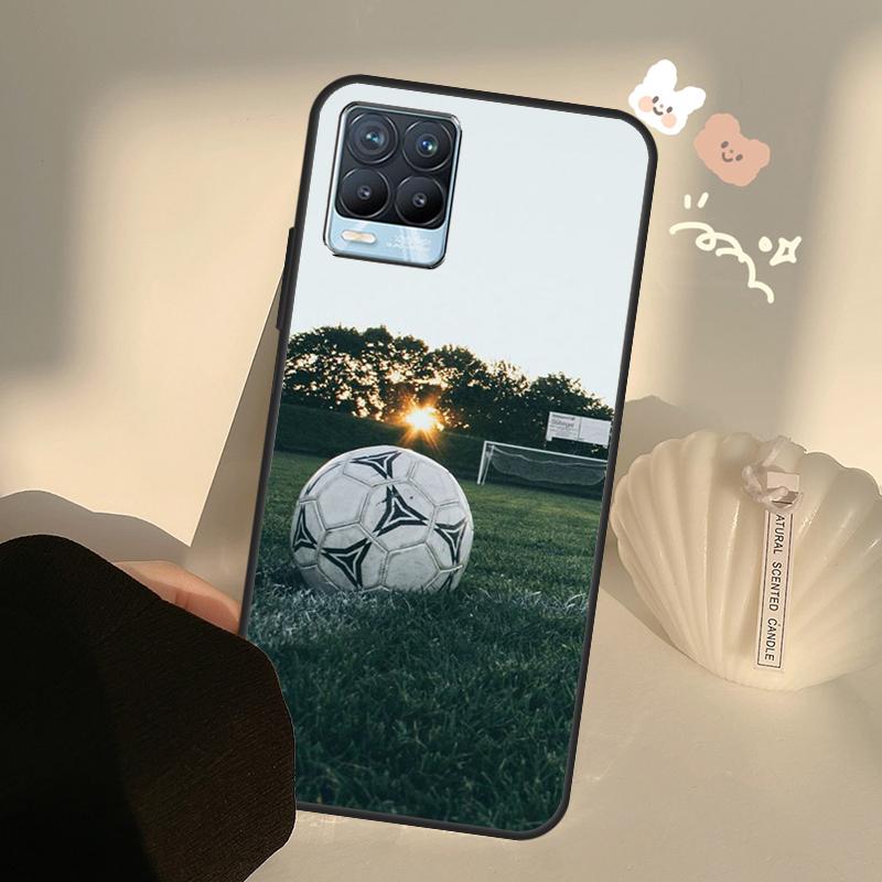 Football Soccer Ball Case For Realme GT7 Pro GT6 C65 C67 C61 C53 C55 C51 C25 C63 C71 C75 11 12 13 14 15 Pro Plus