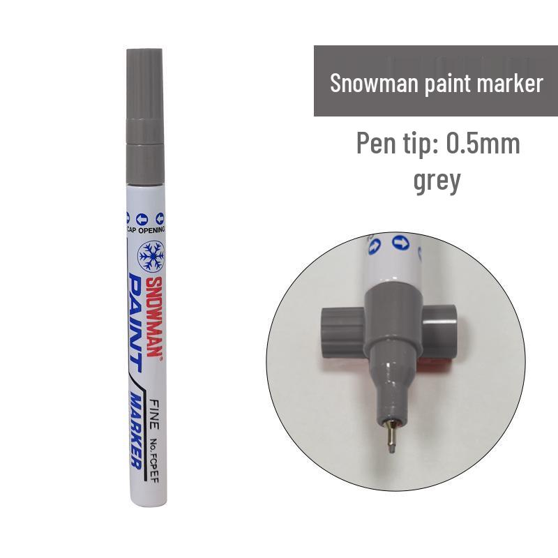 

Япония Yeti Extra Fine 0,5 мм Водостойкий и термостойкий промышленный маркер, устойчивый к спирту, не выцветающий серый