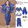 Costume da Danza Indiana per Bambini: Costume per Esibizione di Danza del Ventre e Minoranze dello Xinjiang per Bambina
