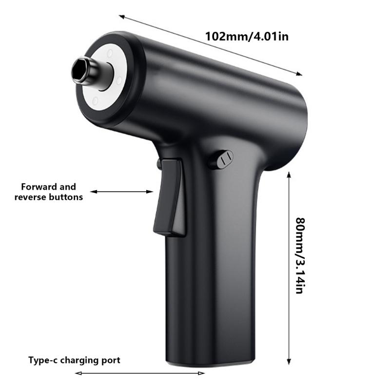 Rechargeable 3.6V Power Electric Screwdriver Convenient Tool For DIY Projects With Long Lasting 1200mAh Battery
