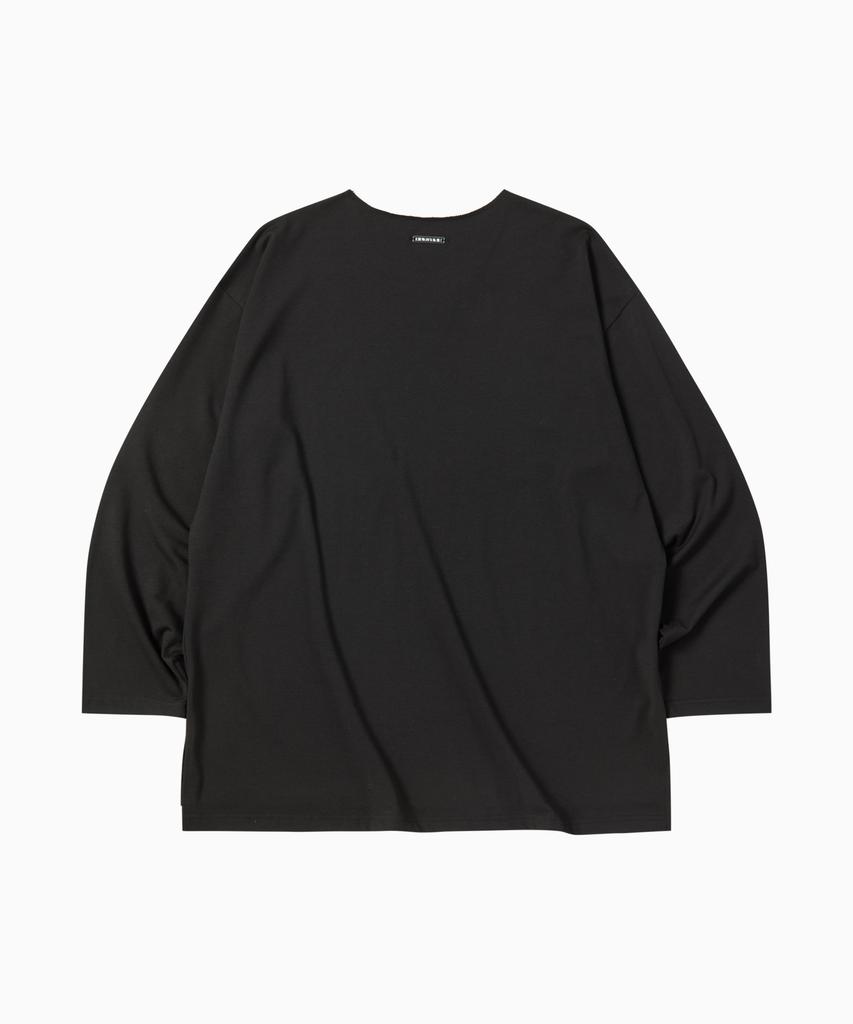 HUGVONE Brushed Symbol Oversized Long Sleeve 2 Colors