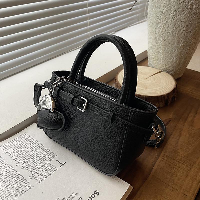 Retro High-end Niche Handbag Bag Women's Bag 2025 New Simple Small Square Bag Versatile Shoulder Crossbody Bag