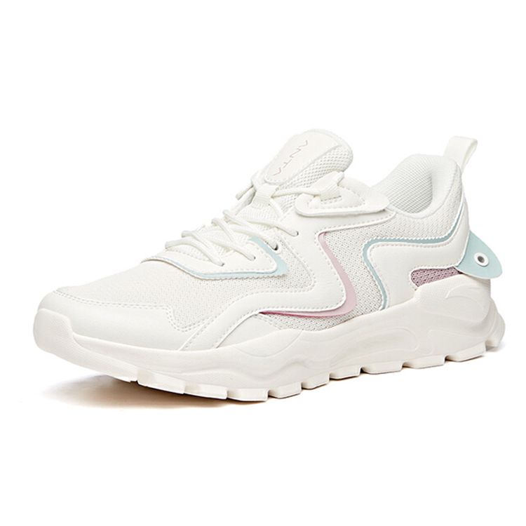 Anta Training Series Fabric Synthetic Leather Shock Absorbing Non-Slip Wear-Resistant Breathable Low-Top Training Shoes Women Sneakers 922037022-1