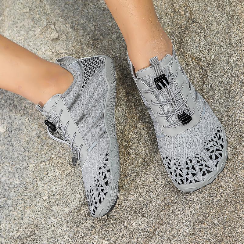 Unisex Five-Finger Soft Sole Wading Beach Shoes - Breathable, Casual and Versatile for Swimming & Training