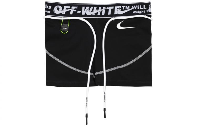 

OFF WHITE X Nike Women s Training Shorts Black CN5575-010 XXS