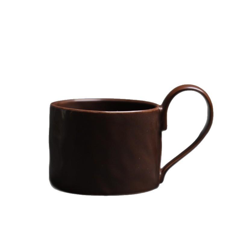 Retro Ceramic Coffee Cup High Value Couple Water Cup Coarse Pottery Afternoon Tea Middle East Breakfast Cup