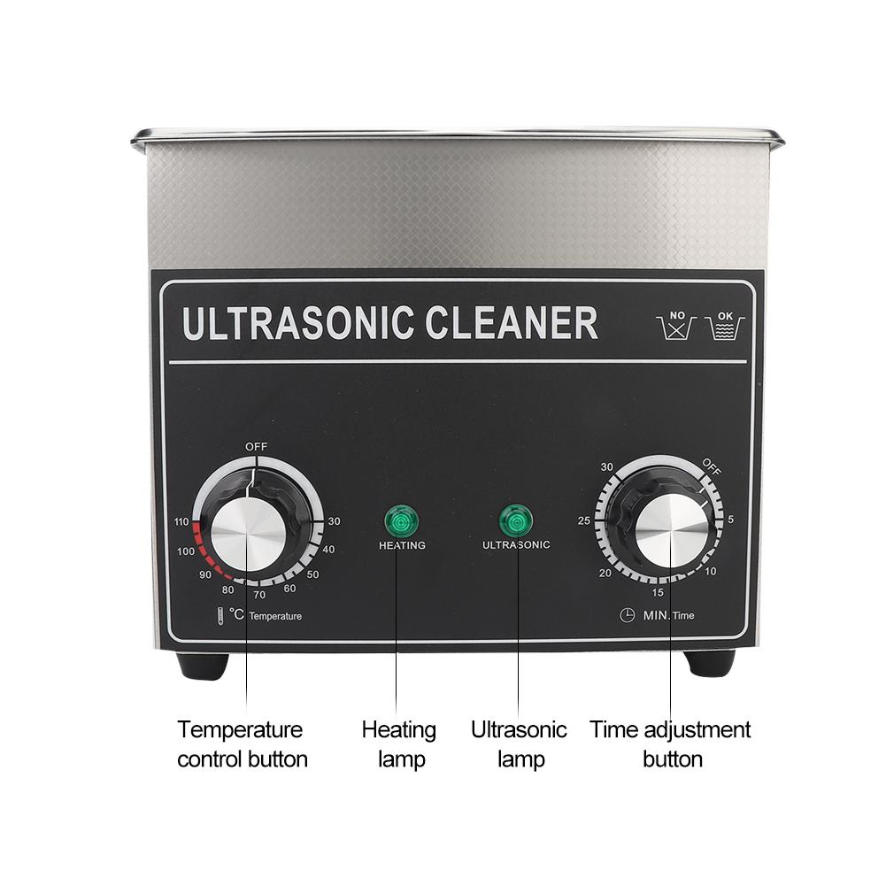 3.2L Professional Ultrasonic Cleaner Jewelry Watch Parts Shaver Cleaning MachineEU Plug 220-240V
