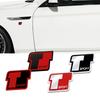 Metal 3D Badge T Sport Logo Car Rear Trunk Body Sticker Emblem For Toyota Corolla Rav4 Yaris Camry Highlander Land Cruiser YU6