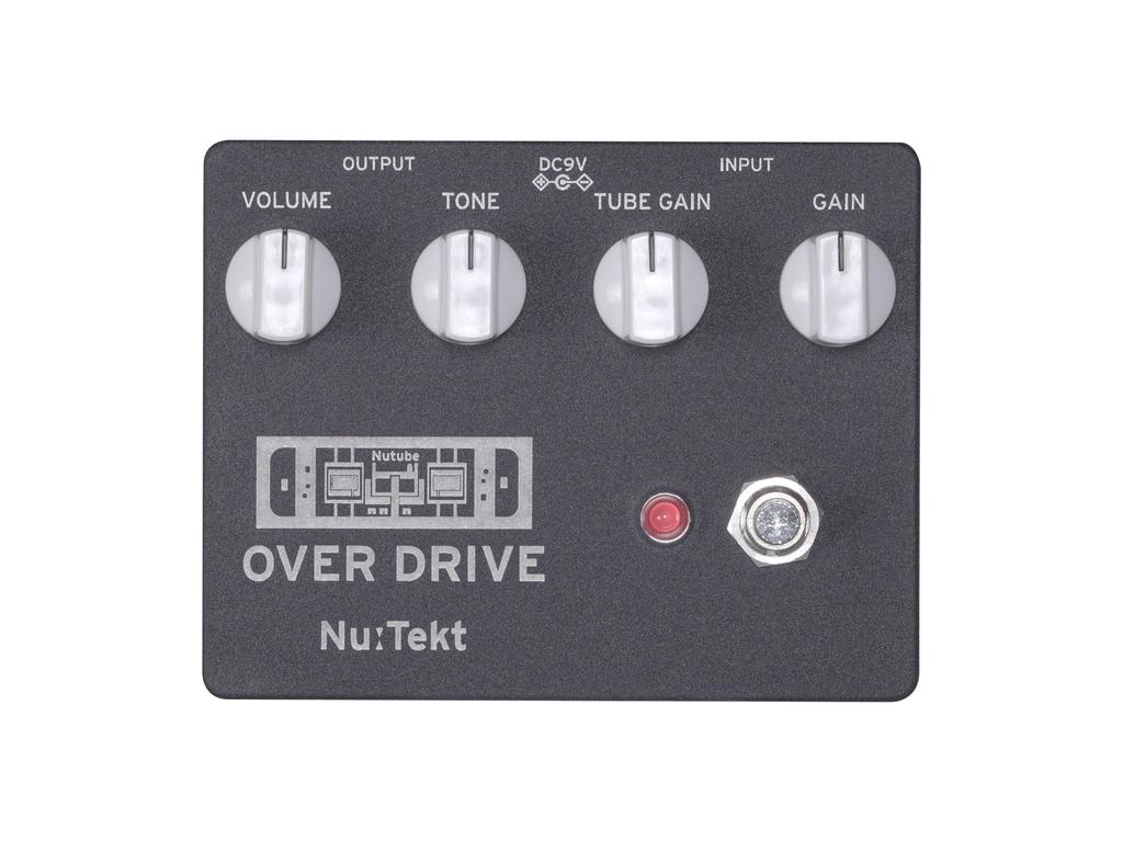 KORG Compact Guitar Effect Pedal NUTUBE OVERDRIVE BK Vacuum Tube Edition Color BK Nutekt Sound/Diverse Tones/Limited OD-S