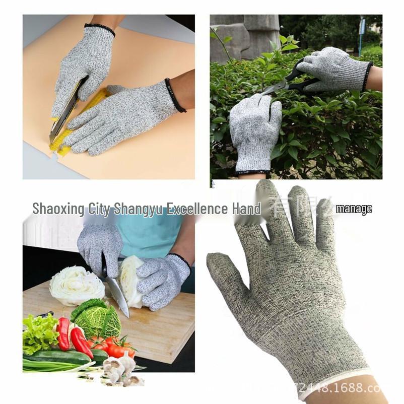 

Level 5 Cut-Resistant Industrial Gloves - Durable, Wear-Resistant Protection for Handling