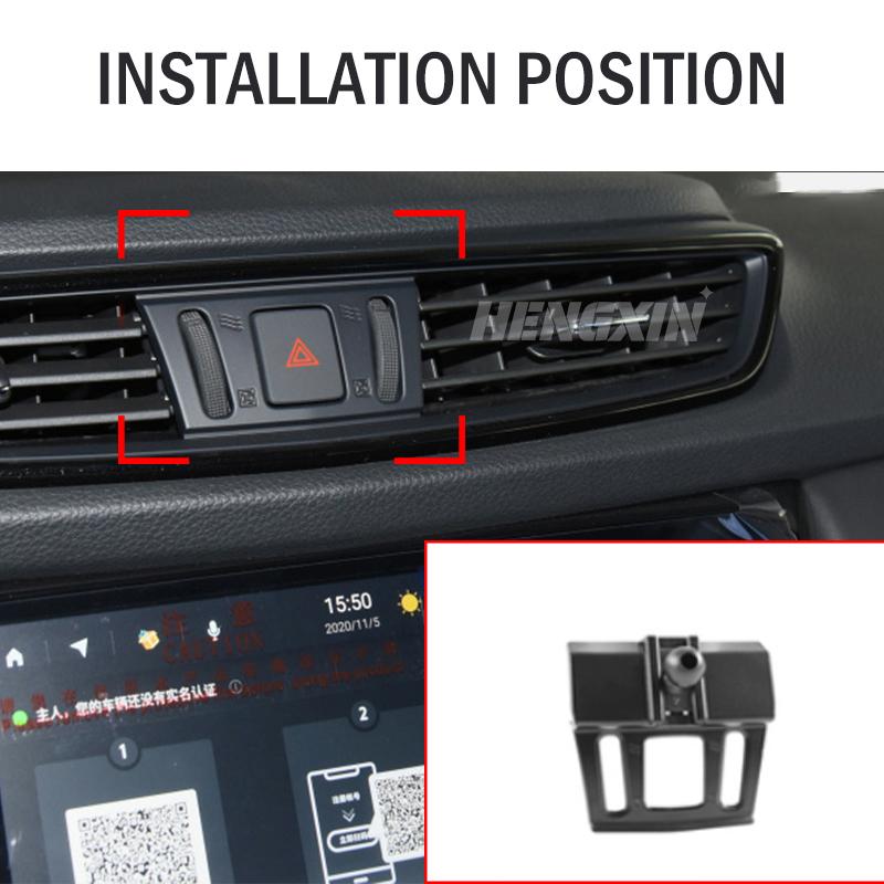 Car Phone Holder For Nissan X-Trail 2014-2022 Qashqai 2016-2022 Gravity Navigation Bracket GPS Stand Air Outlet Clip