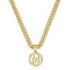 Hollow-out 26-letter Female Minimalist Collarbone Chain Male Cuban Chain Holiday Gift