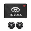 PVC Silicone Car Dashboard Mat + 2PCS Anti-Slip Water Cup Pads for Toyota Rav4 Fortuner Auris Reiz Camry Corolla Avanza Yaris