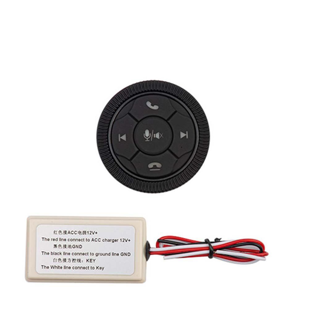 SKYFAME Wireless Steering Wheel Control SWC Car Multimedia Player Remote Black Color