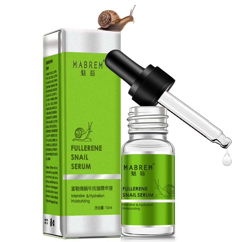 

Фуллереновая сыворотка против морщин с улиткой, увлажняющая, увлажняющая, эластичная, отбеливающий крем для кожи 10ml