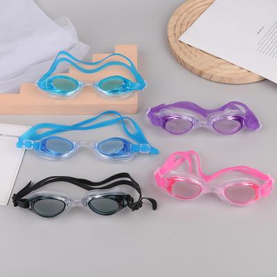 Waterproof Anti Fog With Earplug With PVC Bag PC Swimming Goggles Kids Children Swimming Pool Diving Swim Water Sports Glasses