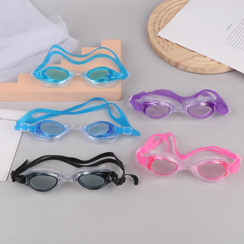 Pc Swimming Goggles Kids Children Swimming Pool Diving Swim Water Sports Glasses Waterproof Anti Fog With Earplug With Pvc Bag