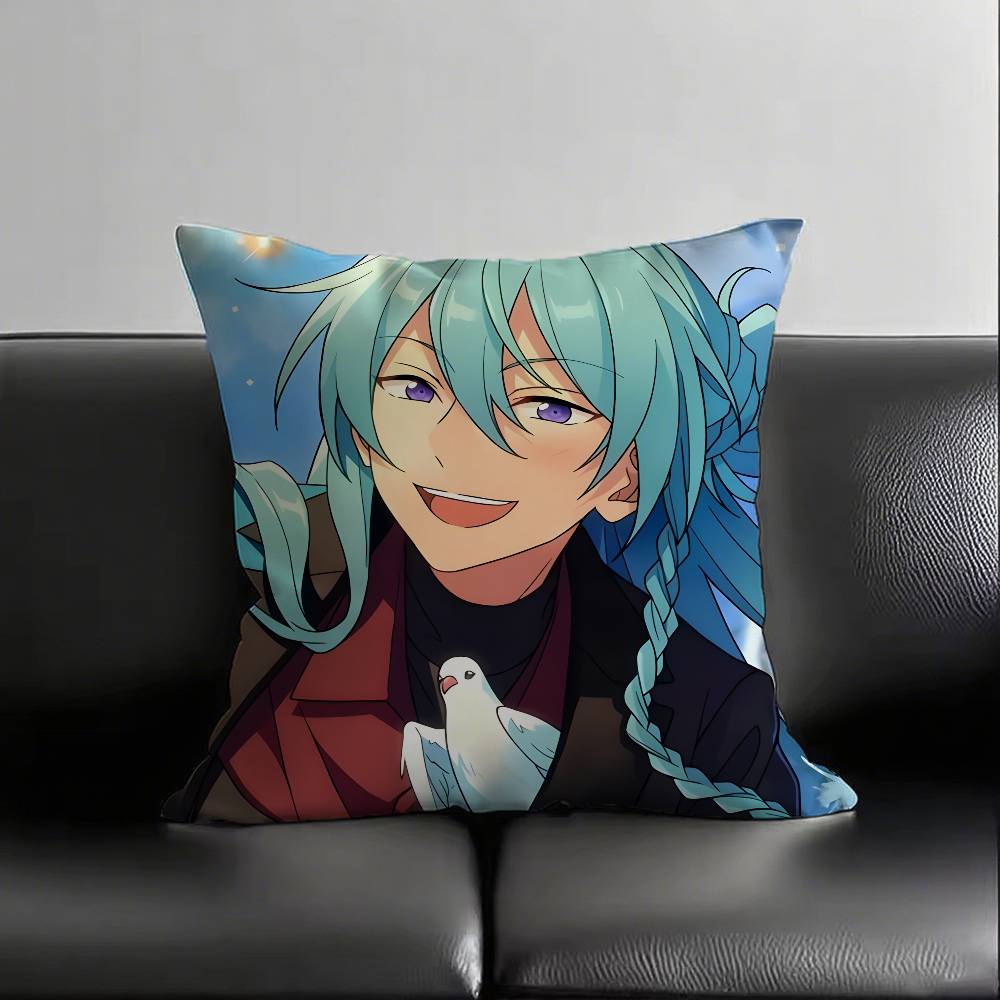 1pc Wataru Hibiki Pillow Case Fashion Square Pillowcase Bedroom Sofa Room Ins Decoration Leisure