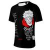 Jujutsu Kaisen Anime Women Men's T-shirts Anime Printed O-Neck Oversized Short Sleeves Fashion Mens Clothing Streetwear