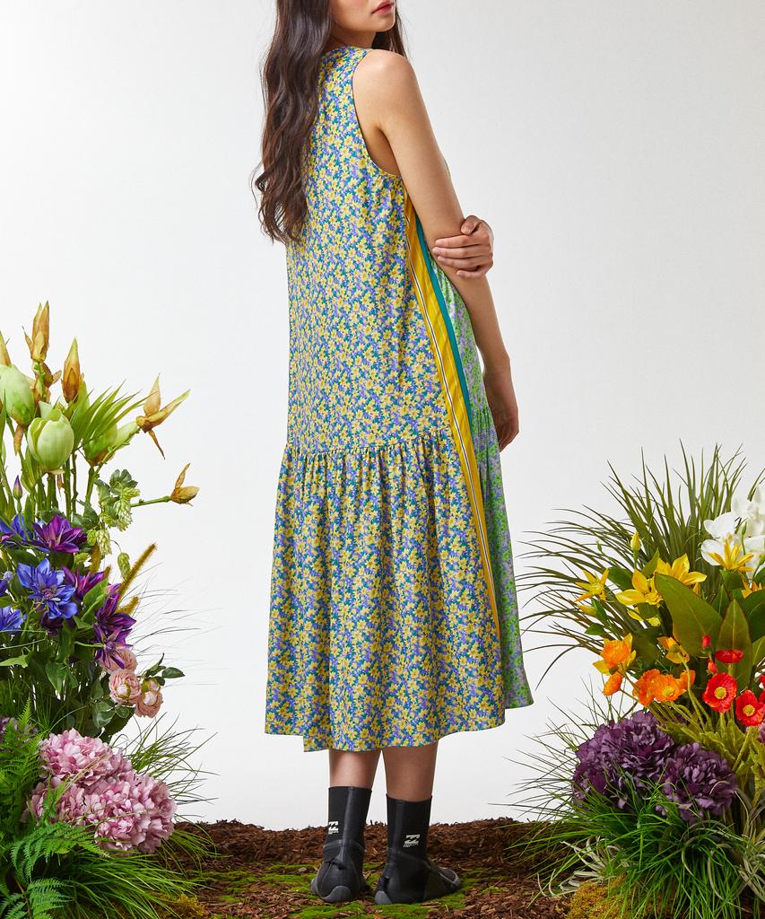 Weibeugeon Bubble Flower Long Dress