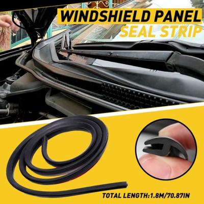 Windshield Rubber Trim Seal Weather Stripping Car Front Window Guard 5.9ft Rear