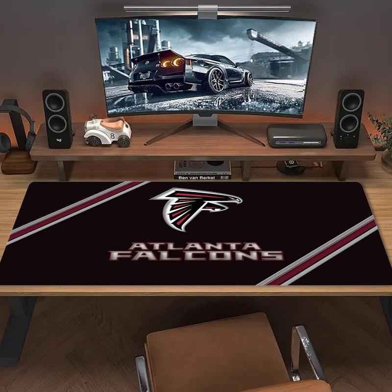 Atlanta Falcons Color Mouse Pad Large Gaming Table Cushion Non-slip Laptop Tablet Big Mousepad XXL Mat Mini PC Playmat With Lock Edge