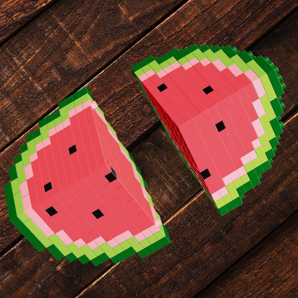 Fun Fruit 3D Micro Mini Building Block Toys, Cultivate Logical Thinking, Eco Friendly ABS Material, Children's Birthday Gifts