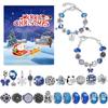 24pcs Christmas Advent Calendar Bracelet Set Christmas Countdown Advent Calendar Charm Bracelets 24 Days DIY Xmas Bracelets Set