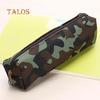Boy Girl Camouflage Canvas School Supplies Pouch Purse Pencil Case Mini Bag Zipper Versatile