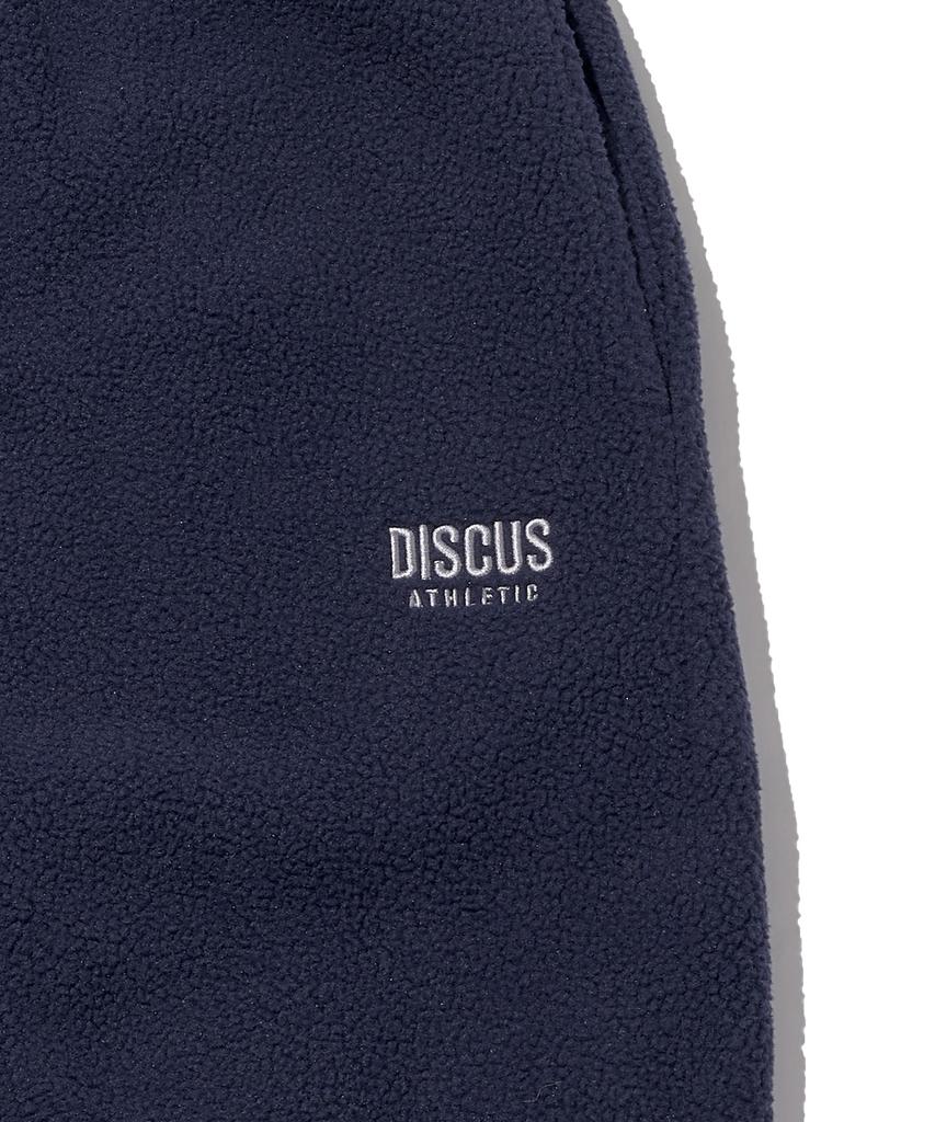 DISCUS ATHLETIC Letter Logo Fleece Pants Navy