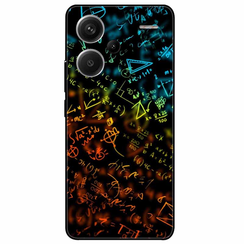 For Redmi Note 13 Pro Plus 5G Pro+ Case Soft Black Painted Cats TPU Funda For Xiaomi Redmi Note 13 Pro 5G Note13 Silicone Cover