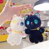 Cartoon Cat Lucky Odd Eyed Cat Plush Keychain Toy Pendant  Accessory Decoration