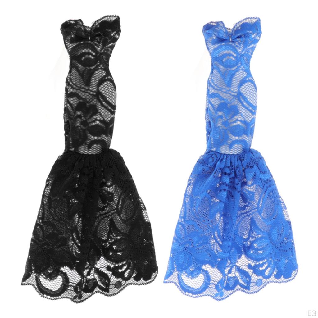 Mermaid Doll Ensemble with Tailored Dress for Home Display