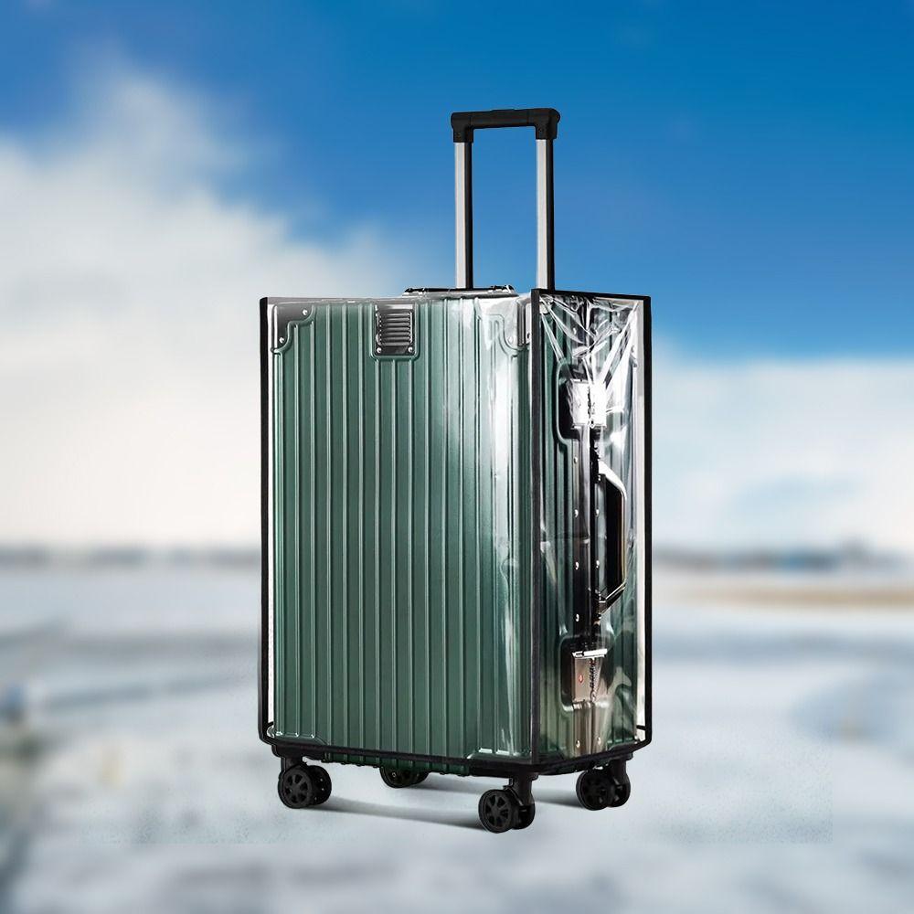 18-30 Inch Travel Luggage Cover Transparent Waterproof Luggage Protector Cover Dustproof PVC Suitcase Protector Cover Luggage