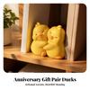 Duck Statue Set Romantic Desktop Ornament Playful for Bedside Table, Couples