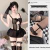 Alluring Lace Temptation Uniform: Enhance Bust Appearance with Quick-Release Feature