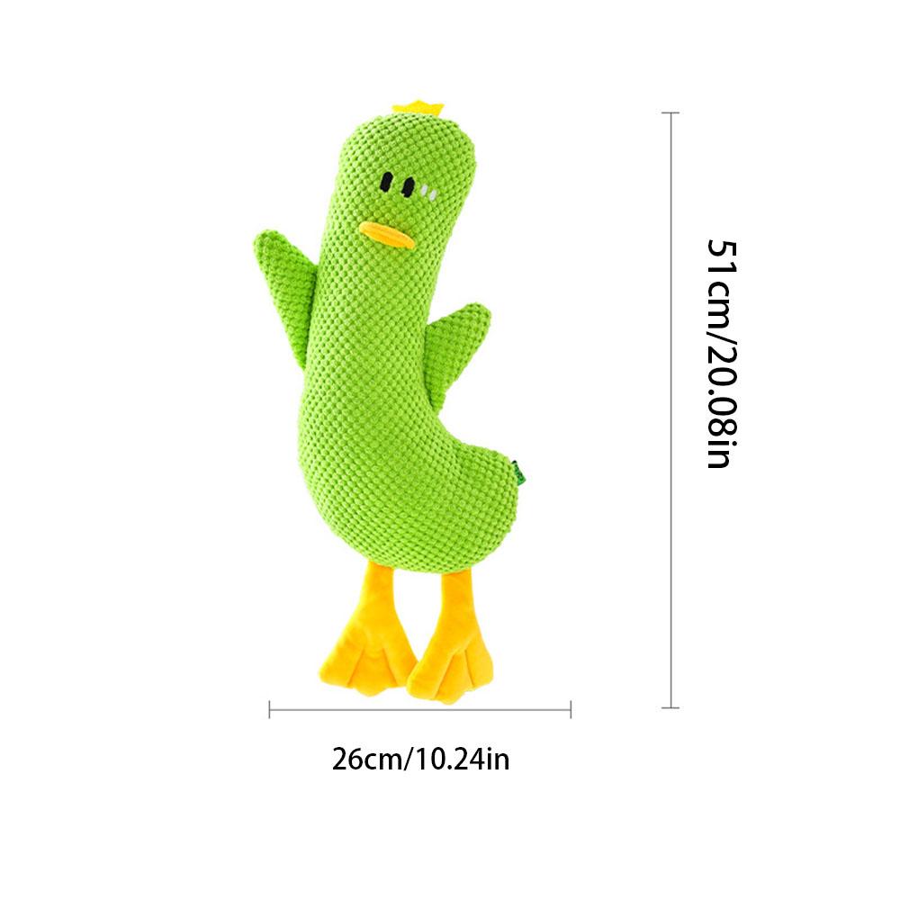 Dog Plush Toy Duck: Chew-Resistant, Squeaky Sound, Companion for Sleeping, Soft Pet Play Toy for Dogs