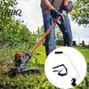 Auxiliary Grip Lawn Mower Handle for Handle Weeder Extension with Bracket Professional Gardener Tool Clamp Ergonomic Trimmer Care Landscaping Yard