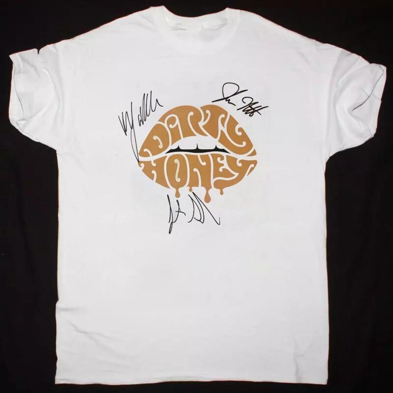 

Dirty Honey Rock Band Signature White Color All Size S To 5XL Shirt Unisex T-Shirt XXXXL