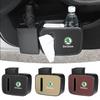 2025 New Car Hanging Trash Storage Box ABS Square Trash Can For Skoda Octavia Fabia Kamiq Kapoq Kodiaq Rapid SCALA Superb A5 A7 