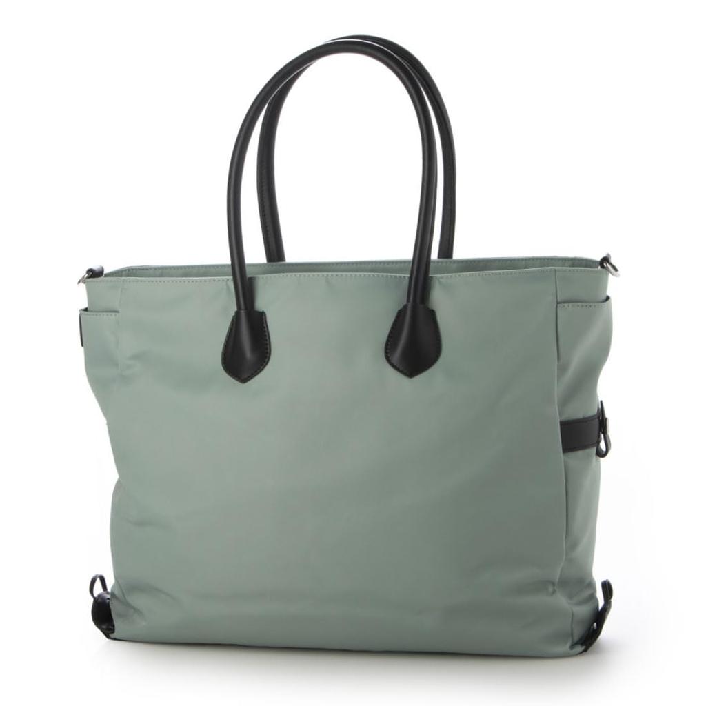 Tote Nylon X Recycled Hook M Light Green [Isaac] Bag, Leather, 2-way Tote, Size, Women's, (82)
