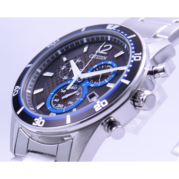 Citizen Men's VO10-6741F ( Watch OXY Eco-Drive Chronograph Men's) Round Watch Silver Stainless