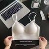Large U-shaped White Criss-cross Open Back Push-up Bra for Small Busts - Strappy, Seamless, Sexy Style.