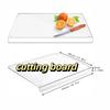 Transparent Fruits Vegetables Cutting Board Non-Slip Transparent Acrylic Cut Board Kitchen Countertop Household Cutting Board