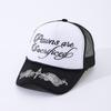 Cotton Baseball Hats Breathable Mesh Dad Hat Trendy Sunscreen Hats  for Men Women