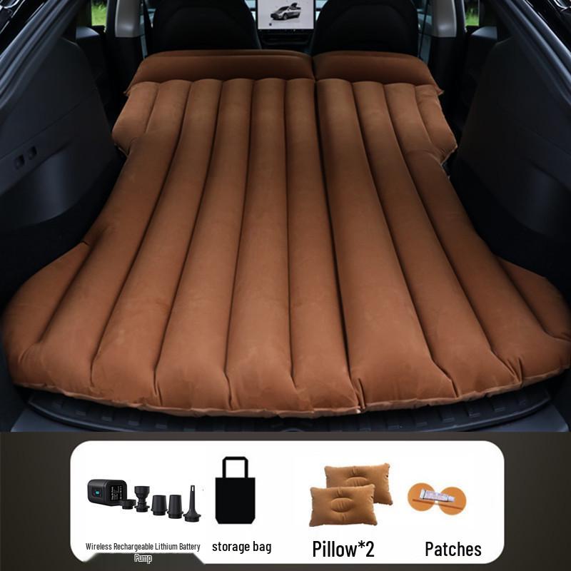 Tesla Model Y/3 Rear Seat Inflatable Mattress - Foldable Car Sleeping Pad
