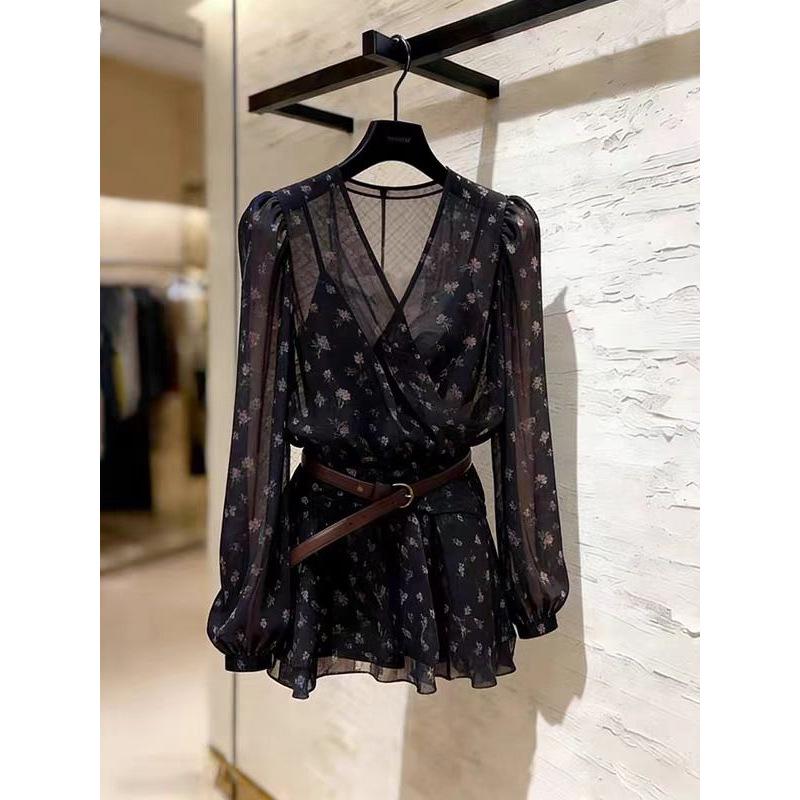 2026 Spring/Summer French Design Chic Waist-Cinching Camisole Top Two-Piece Set 2XL